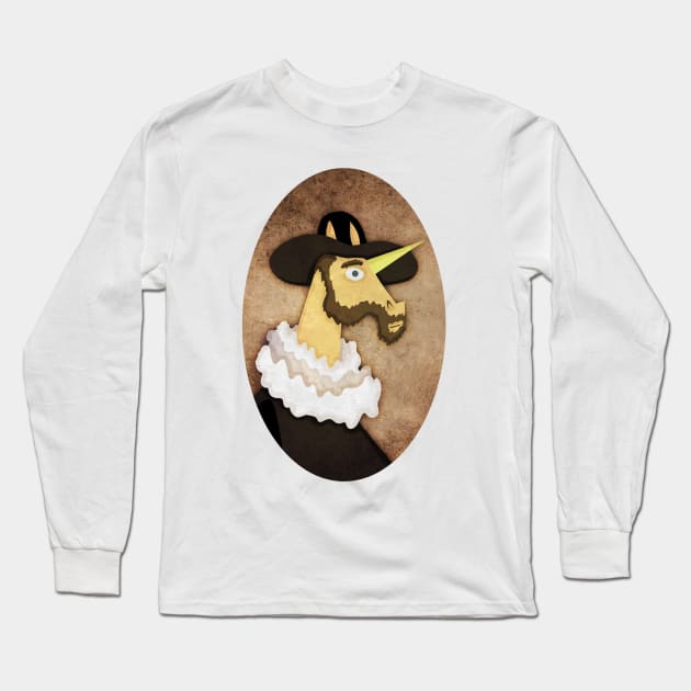 Ruffled Unicorn Long Sleeve T-Shirt by Thatssounicorny